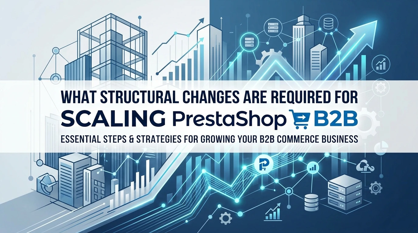 Structural Changes Needed to Scale PrestaShop for Wholesale (B2B) Buyers